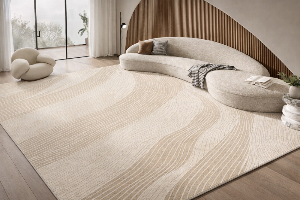 Светлый ковёр – это практично?