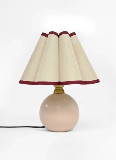 Настольная лампа Ophelia маленькая – бордо