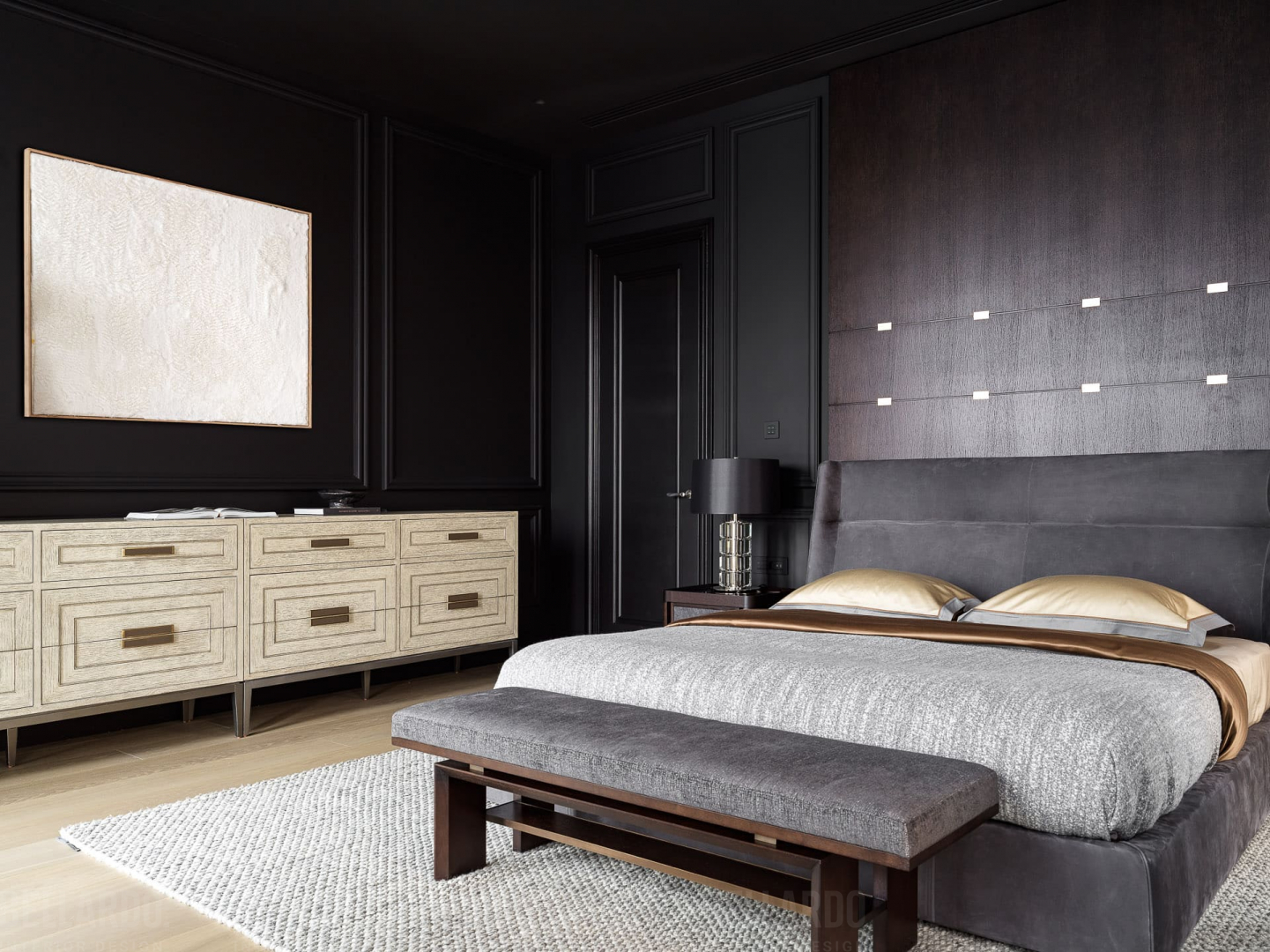 Монохромный портал в клубном доме