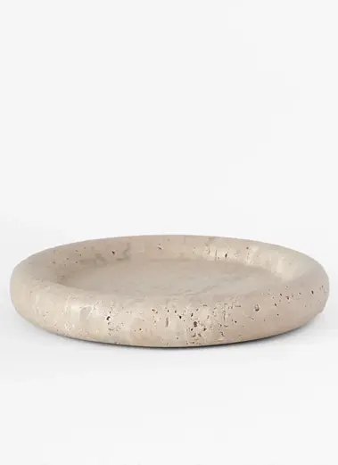 Поднос круглый LO – Travertine