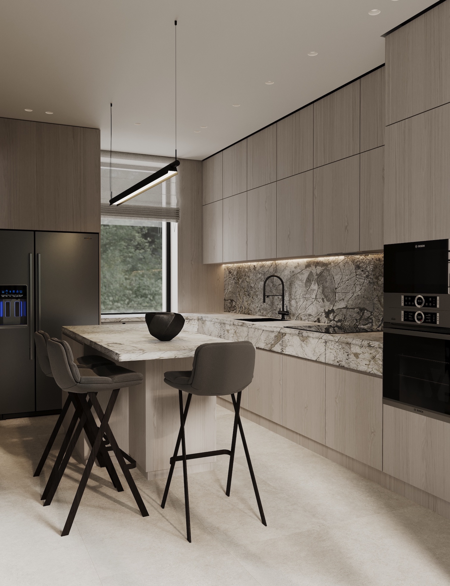 Минимализм частного дома в Геленджике