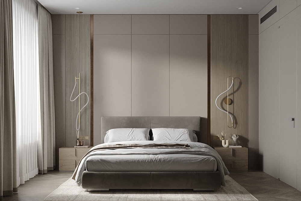 Современный интерьер в ЖК "Царская площадь"