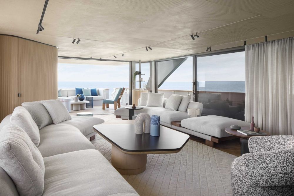 Ковёр как фон в интерьере